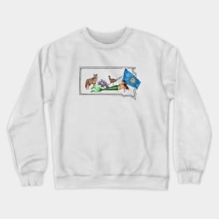 South Dakota Mermaid Crewneck Sweatshirt